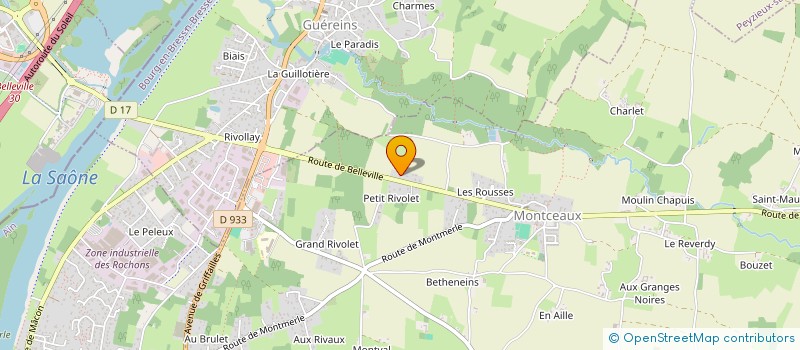 localisation de l'entreprise MONSIEUR MICHEL KIEFFER  MONTCEAUX