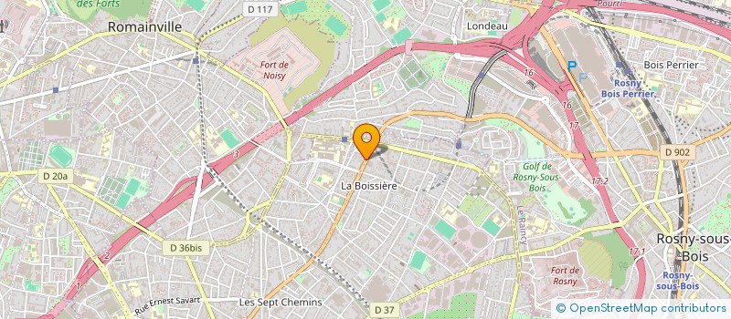 localisation de l'entreprise MONSIEUR MICHEL KINSOLA à MONTREUIL