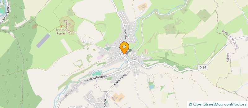 localisation de l'entreprise MONSIEUR MICHEL KIRCH  SCHMITTVILLER