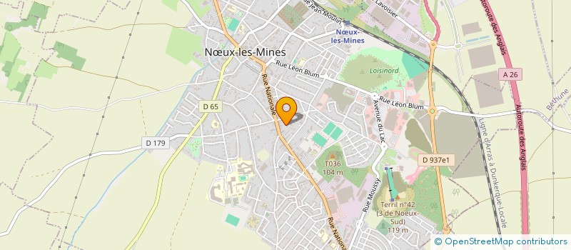 localisation de l'entreprise MONSIEUR MICHEL KITOROGOFF  NUX-LES-MINES