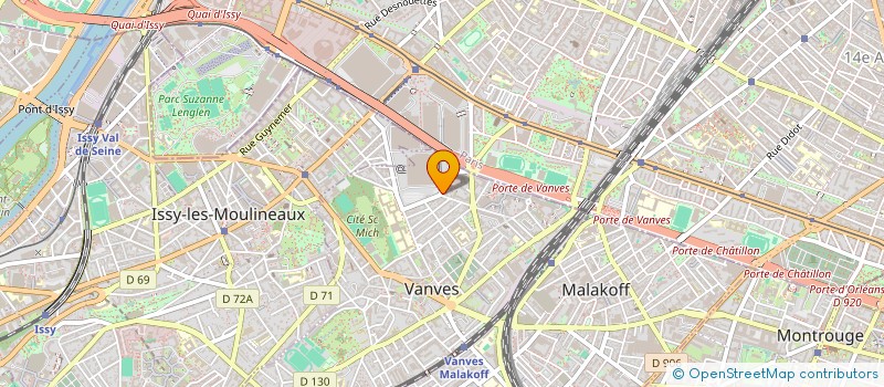 localisation de l'entreprise MONSIEUR MICHEL KITZIS  VANVES