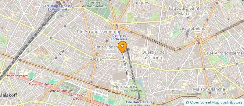 localisation de l'entreprise MONSIEUR MICHEL KIVENKO  PARIS