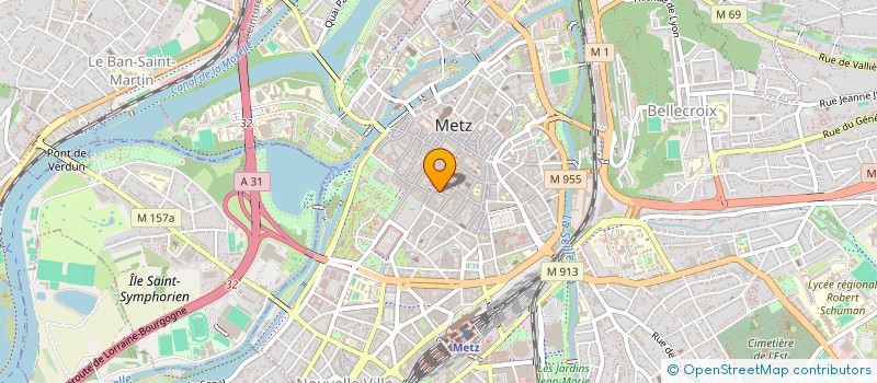 localisation de l'entreprise MONSIEUR MICHEL KLEIN  METZ