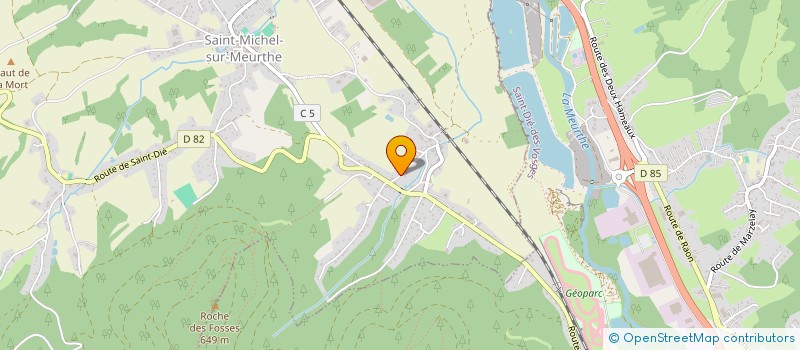 localisation de l'entreprise MONSIEUR MICHEL KLEIN  SAINT-MICHEL-SUR-MEURTHE