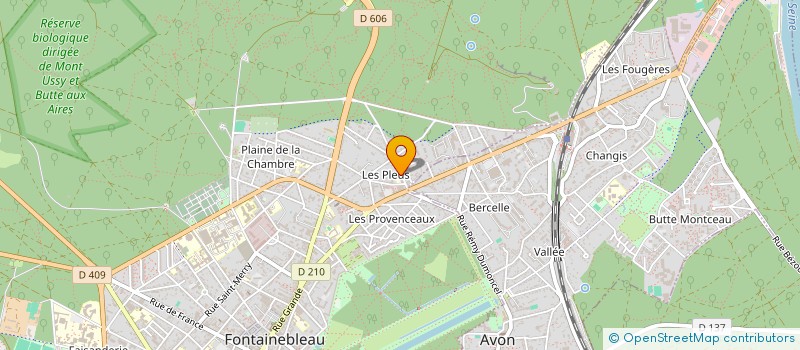 localisation de l'entreprise MONSIEUR MICHEL KLOTZ à FONTAINEBLEAU