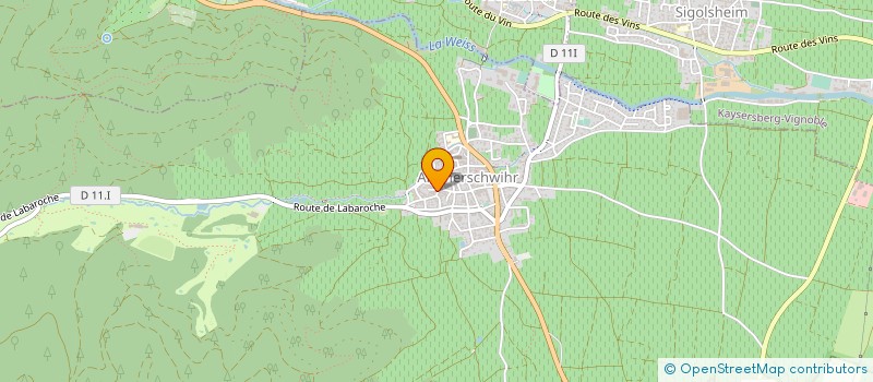 localisation de l'entreprise MONSIEUR MICHEL KLUFTS  AMMERSCHWIHR