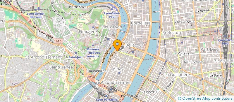 localisation de l'entreprise MONSIEUR MICHEL KNEUBUHLER  LYON 2EME