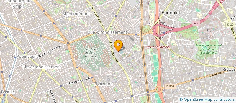 localisation de l'entreprise MONSIEUR MICHEL KOBRYNER  PARIS