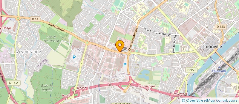 localisation de l'entreprise MONSIEUR MICHEL KONNE  THIONVILLE