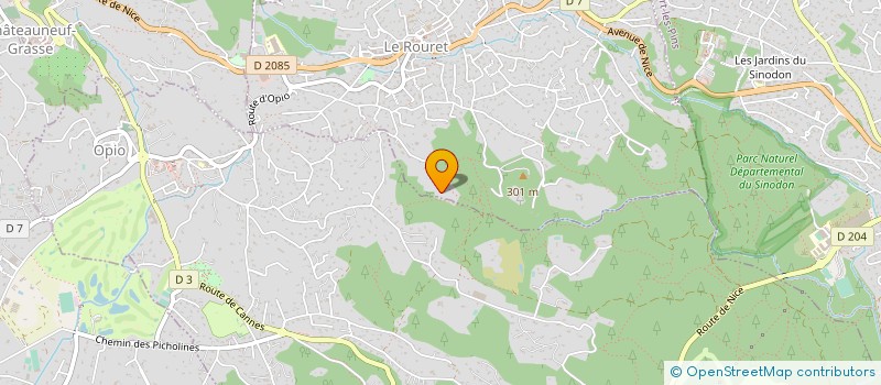 localisation de l'entreprise MONSIEUR MICHEL KOPP  LE ROURET