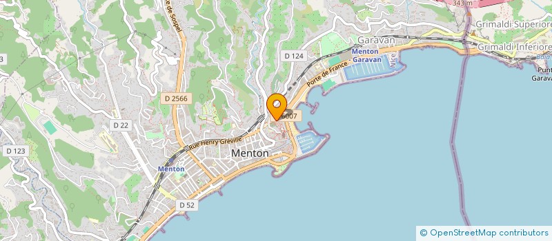 localisation de l'entreprise MONSIEUR MICHEL KOUMBACHEFF à MENTON