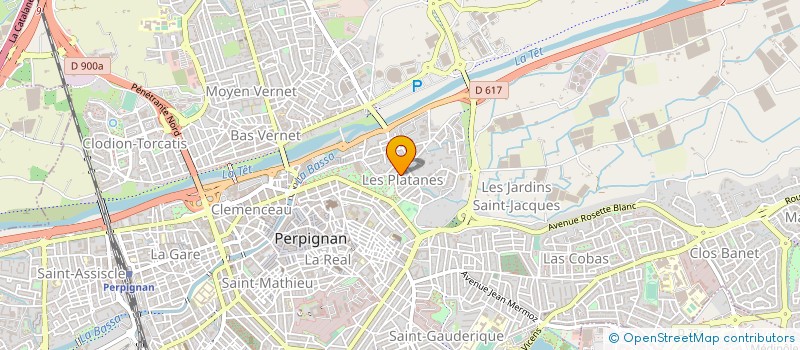 localisation de l'entreprise MONSIEUR MICHEL KREBS à PERPIGNAN