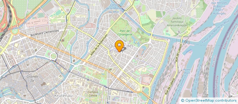 localisation de l'entreprise MONSIEUR MICHEL KRETZ  STRASBOURG