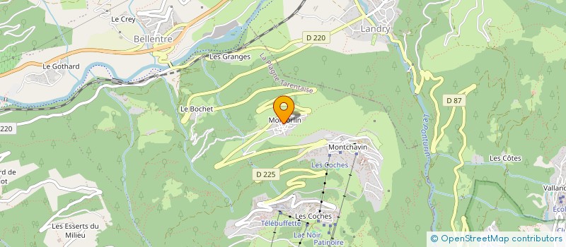 localisation de l'entreprise MONSIEUR MICHEL KSIONKOWSKI  AIME-LA-PLAGNE