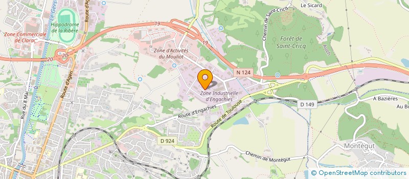 localisation de l'entreprise MONSIEUR MICHEL LABADENS à AUCH