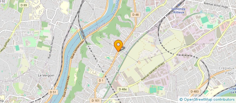 localisation de l'entreprise MONSIEUR MICHEL LABALME  CALUIRE-ET-CUIRE