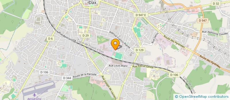 localisation de l'entreprise MONSIEUR MICHEL LABARBE  DAX