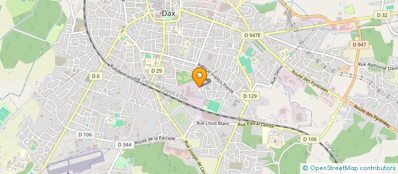 localisation de l'entreprise MONSIEUR MICHEL LABASTE MAUHE à DAX