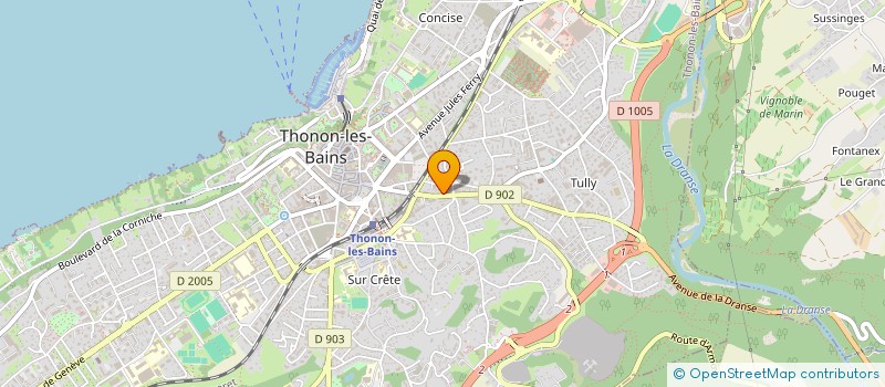 localisation de l'entreprise MONSIEUR MICHEL LABERGERIE à THONON-LES-BAINS