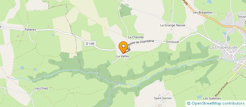 localisation de l'entreprise MONSIEUR MICHEL LABERGERIE  LA CHAPELAUDE