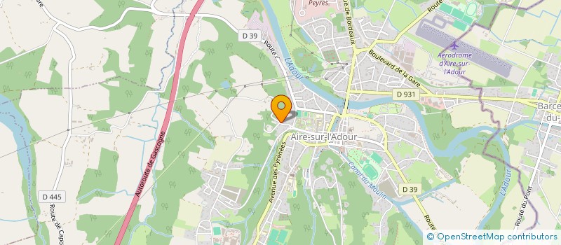 localisation de l'entreprise MONSIEUR MICHEL LABORDE  AIRE-SUR-L'ADOUR