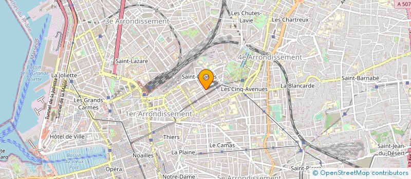localisation de l'entreprise MONSIEUR MICHEL LABOUREL à MARSEILLE
