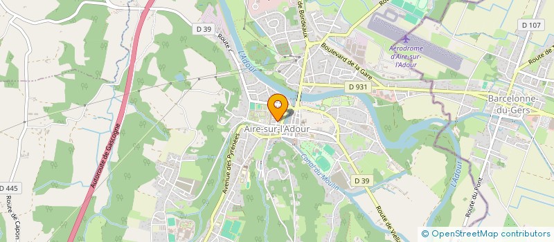 localisation de l'entreprise MONSIEUR MICHEL LABROUCHE  AIRE-SUR-L'ADOUR