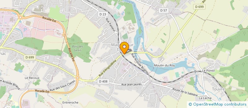 localisation de l'entreprise MONSIEUR MICHEL LABROUSSE à MAGNAC-SUR-TOUVRE