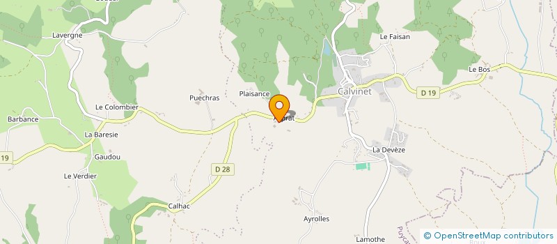 localisation de l'entreprise MONSIEUR MICHEL LABRUNIE à PUYCAPEL