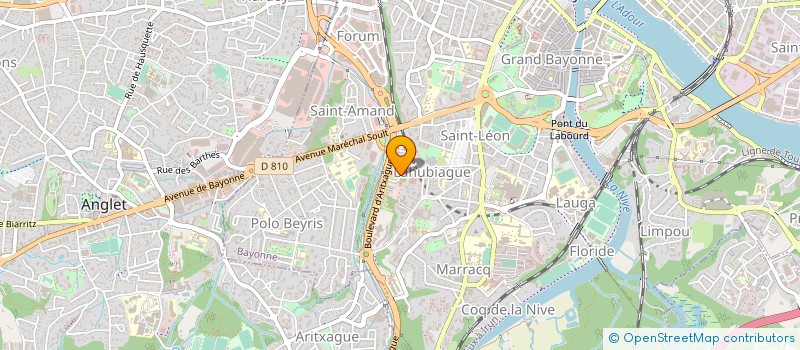 localisation de l'entreprise MONSIEUR MICHEL LACOMBE  BAYONNE