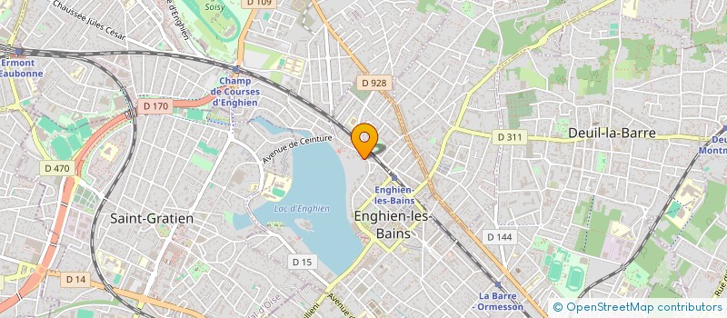 localisation de l'entreprise MONSIEUR MICHEL LACOTE à ENGHIEN-LES-BAINS