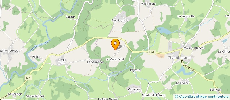 localisation de l'entreprise MONSIEUR MICHEL LACOUR à CHAMBORAND