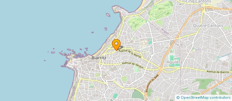 localisation de l'entreprise MONSIEUR MICHEL LACOUTURE-BORE à BIARRITZ