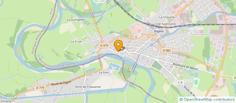 localisation de l'entreprise MONSIEUR MICHEL LACROIX à DIGOIN