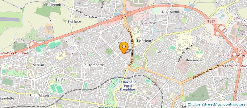 localisation de l'entreprise MONSIEUR MICHEL LACROIX  LA ROCHELLE