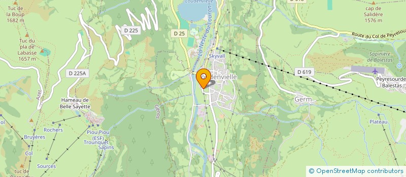 localisation de l'entreprise MONSIEUR MICHEL LACROUTS  LOUDENVIELLE