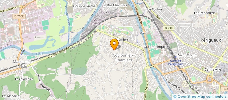 localisation de l'entreprise MONSIEUR MICHEL LAFFEACH  COULOUNIEIX-CHAMIERS