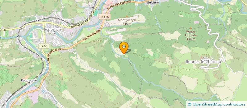 localisation de l'entreprise MONSIEUR MICHEL LAFFONT  ESPERAZA