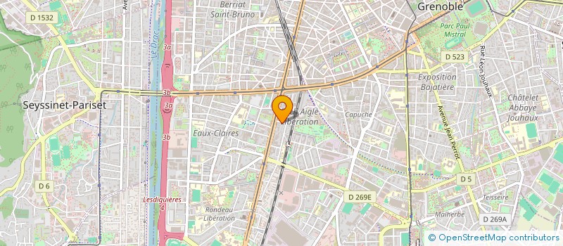 localisation de l'entreprise MONSIEUR MICHEL LAFONT à GRENOBLE