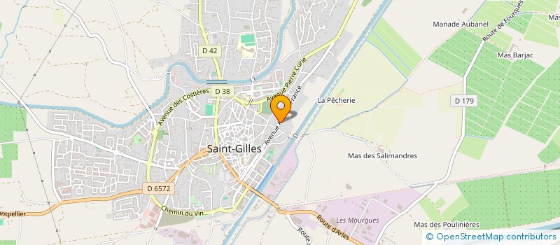 localisation de l'entreprise MONSIEUR MICHEL LAFONT à SAINT-GILLES