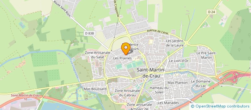 localisation de l'entreprise MONSIEUR MICHEL LAFOREST à SAINT-MARTIN-DE-CRAU