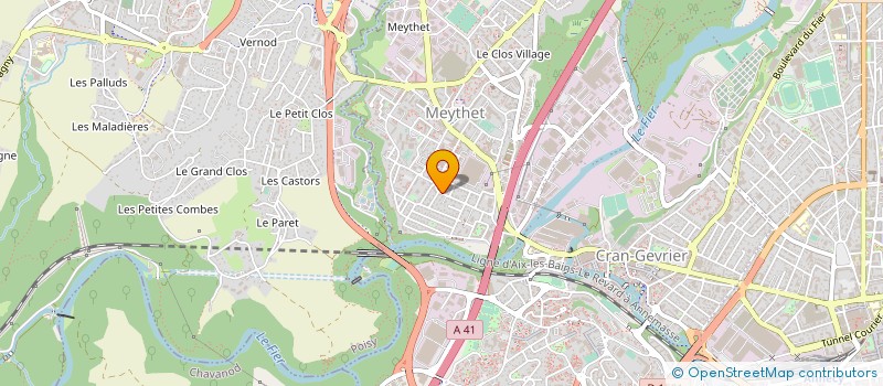 localisation de l'entreprise MONSIEUR MICHEL LAFORET à ANNECY