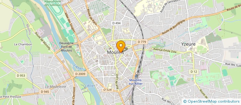 localisation de l'entreprise MONSIEUR MICHEL LAFUMA  MOULINS