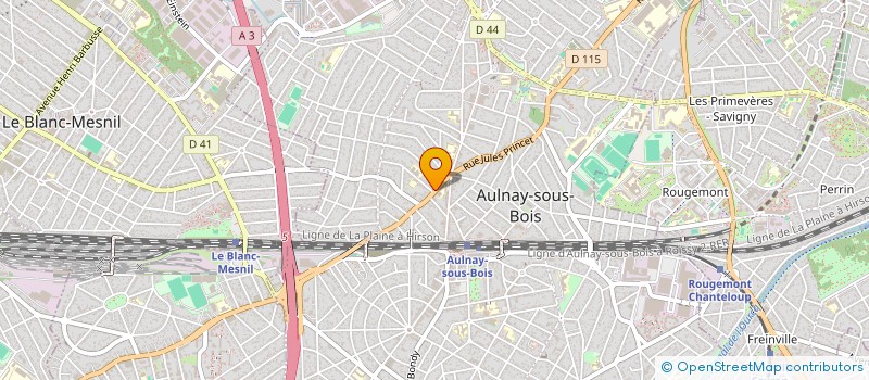 localisation de l'entreprise MONSIEUR MICHEL LAGADEC à AULNAY-SOUS-BOIS