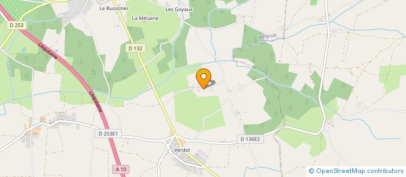 localisation de l'entreprise MONSIEUR MICHEL LAGARDE  REIGNAC