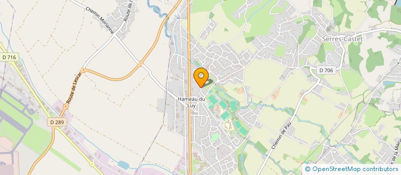 localisation de l'entreprise MONSIEUR MICHEL LAGARDE  SERRES-CASTET