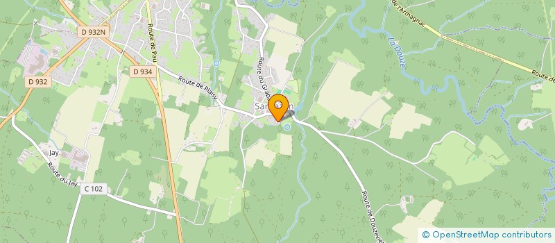 localisation de l'entreprise MONSIEUR MICHEL LAGARROSSE  SARBAZAN