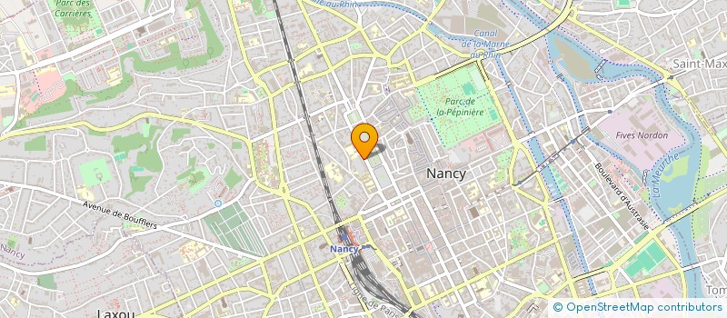 localisation de l'entreprise MONSIEUR MICHEL LAGRAVIERE  NANCY