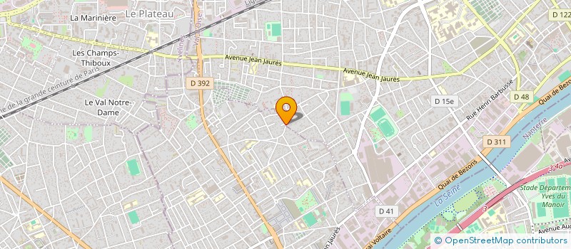 localisation de l'entreprise MONSIEUR MICHEL LAGRENE  BEZONS