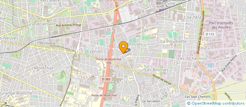 localisation de l'entreprise MONSIEUR MICHEL LAGRENET RICHARD  VILLEURBANNE